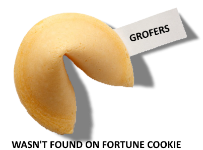 grofers not a fortune cookie